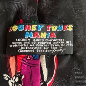 Looney Tunes Mania Black Tie